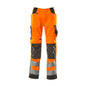 MASCOT® Kendal trousers, hi-vis orange/dark anthracite