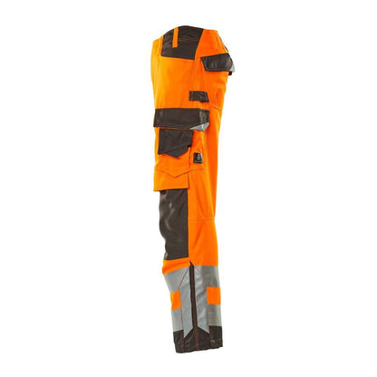 MASCOT® Kendal trousers, hi-vis orange/dark anthracite