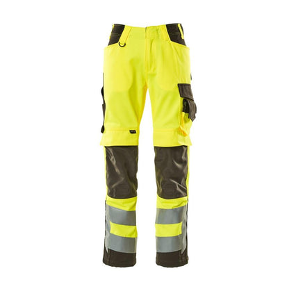 MASCOT® Kendal trousers, hi-vis yellow/dark anthracite