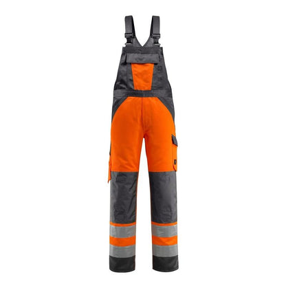 MASCOT® Gosford dungarees, hi-vis orange/dark anthracite