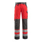 MASCOT® Maitland trousers, hi-vis red/dark anthracite