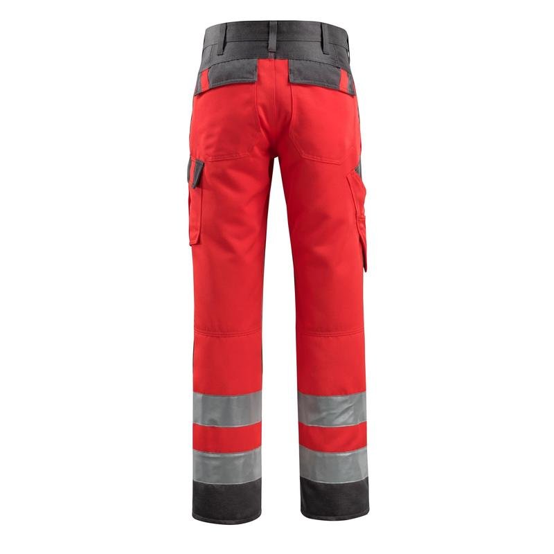 MASCOT® Maitland trousers, hi-vis red/dark anthracite