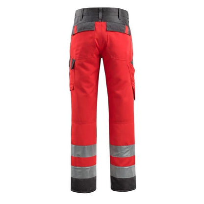MASCOT® Maitland trousers, hi-vis red/dark anthracite