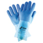 NITRAS BLUE POWER GRIP, chemical protection gloves, blue