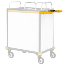 Láimhseáil dhúbailte VERMOP le hanla, 53 x 19 x 5 cm