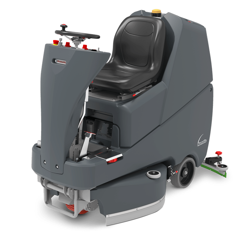 Numatic ride-on scrubber dryer TRL720/200T incl. charger and TenTec brushes red | Pack (1 piece)
