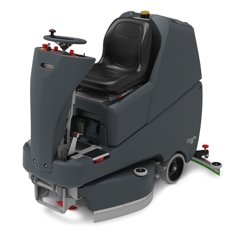 Numatic ride-on scrubber dryer TVL850/300T incl. charger and TenTec brushes red | Pack (1 piece)