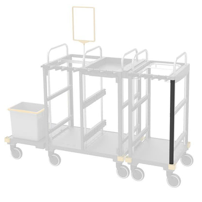 Stiall próifíle cúinne VERMOP, antraicít 735mm, 74 x 4 x 2 cm