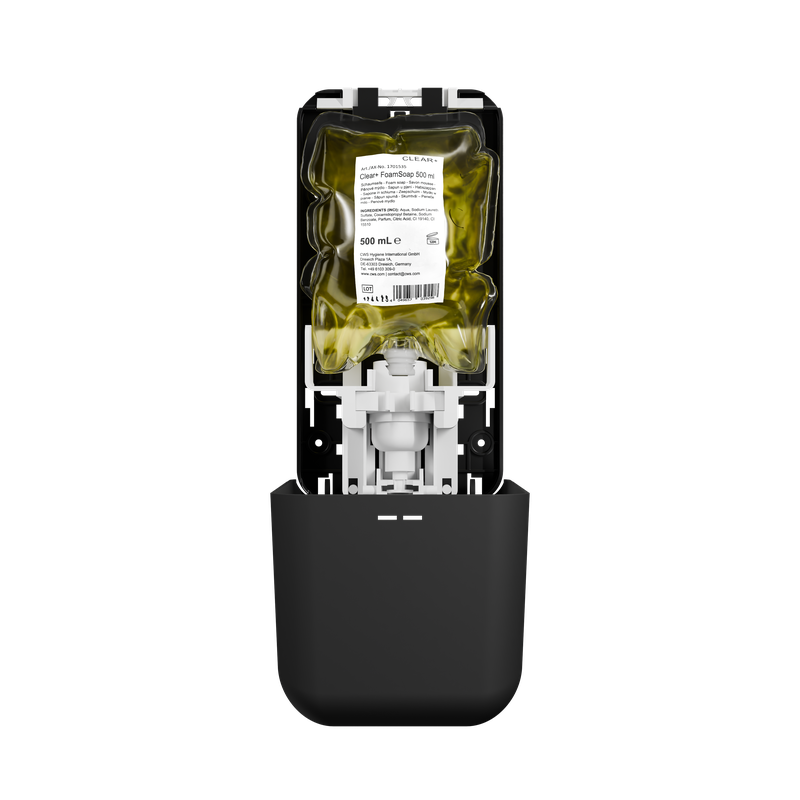 CLEAR+ EcoBlack Seifenspender 500 ml und 1000 ml