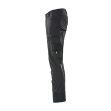 Trousers, ULTIMATE STRETCH, light weight trousers, black-blue
