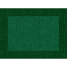 Das quadratische Dunicel-Tischset 30 x 40 cm der Duni GmbH zeichnet sich durch ein strukturiertes Kreuzschraffurmuster in zwei Grüntönen aus: ein helleres Innenquadrat wird von dem dunkleren Linnea-Jägergrün eingefasst. Wird in Packungen mit 500 Stück geliefert.