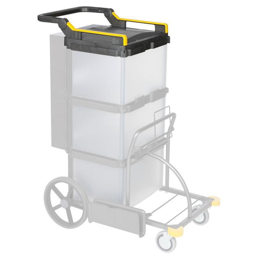 Fráma coinneála VERMOP láimhseáil 70L inchoigeartaithe airde, 50 x 40 x 11 cm