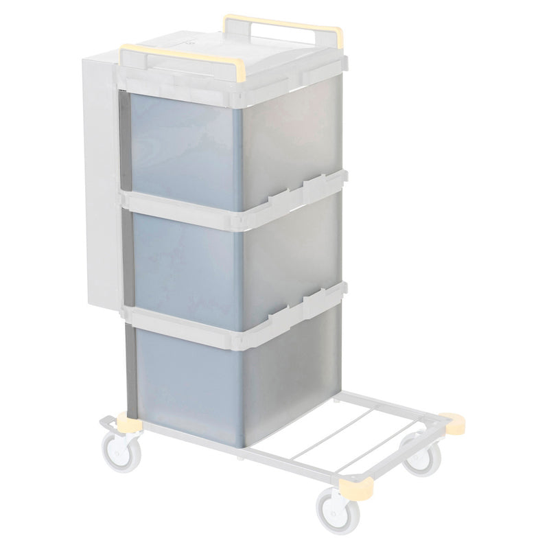 VERMOP paneling 3-piece anthracite, 100 x 22 x 3 cm