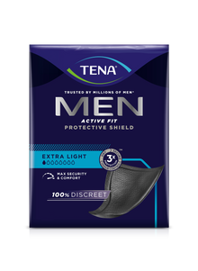 Tena Men Active Protective Shield Extra Light incontinence insert | Pack (14 pieces)