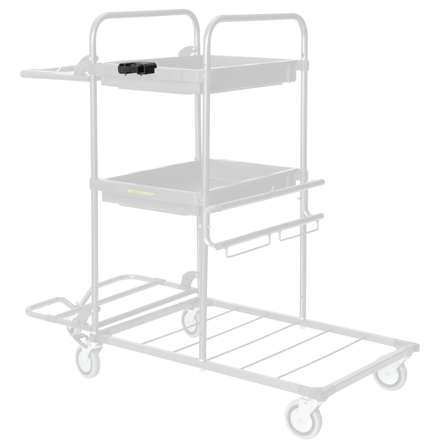 VERMOP handle holder on the side Ø 22-30mm, 9 x 7 x 4 cm