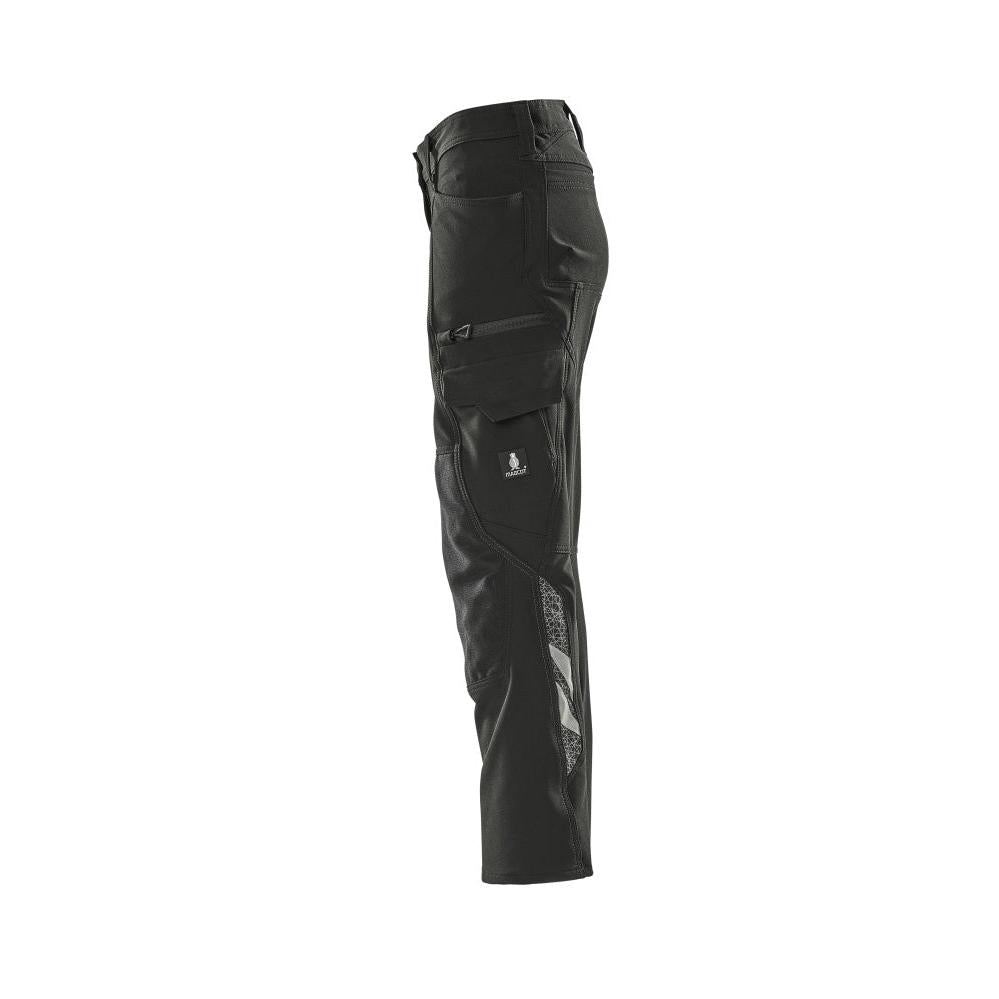 Pants, women, PEARL, knee pockets, stretch pants
