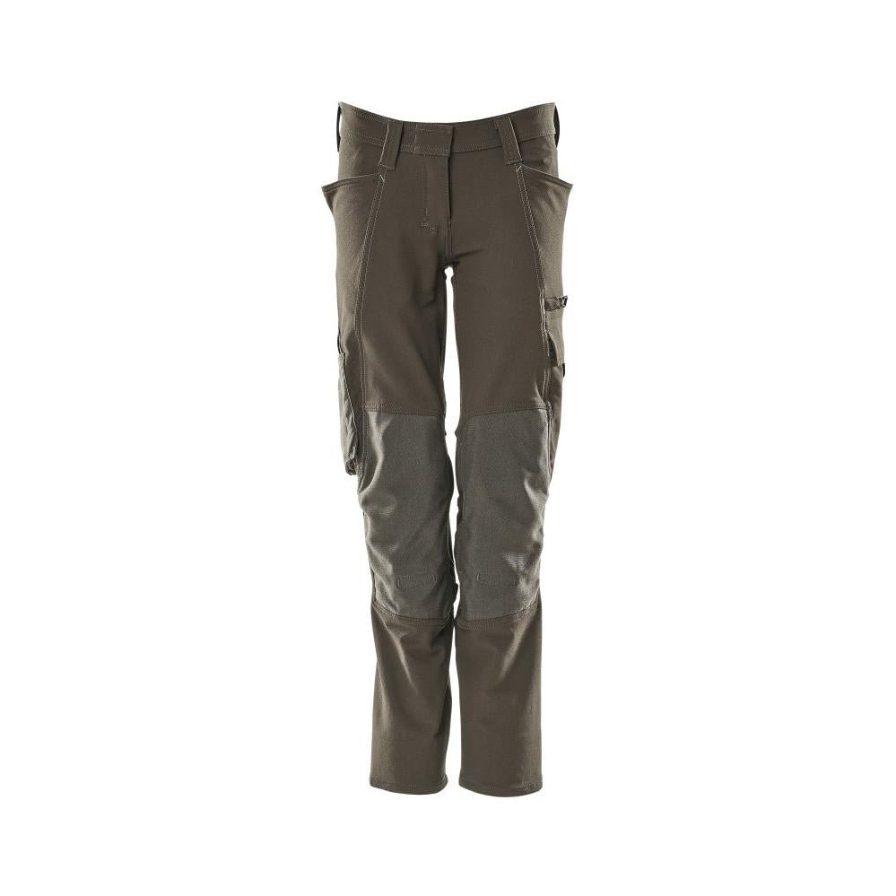 Pants, women, PEARL, knee pockets, stretch pants