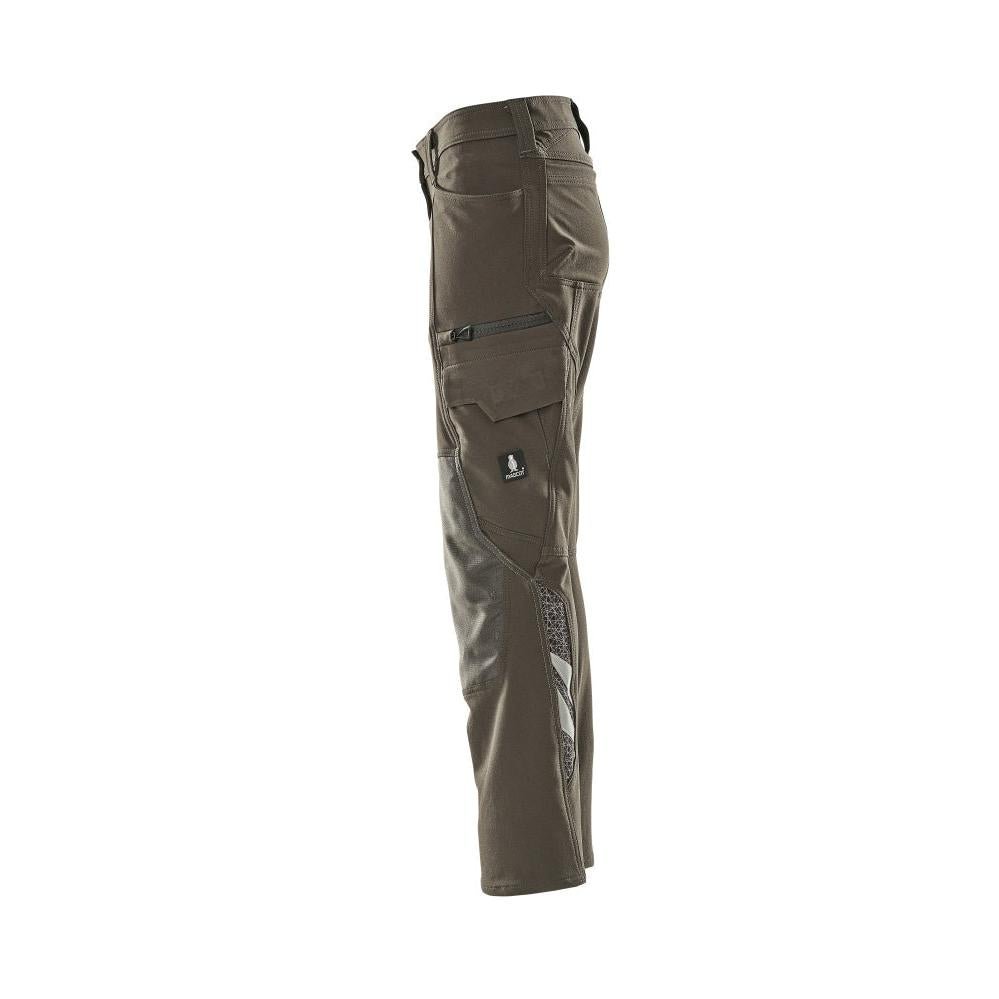 Pants, women, PEARL, knee pockets, stretch pants