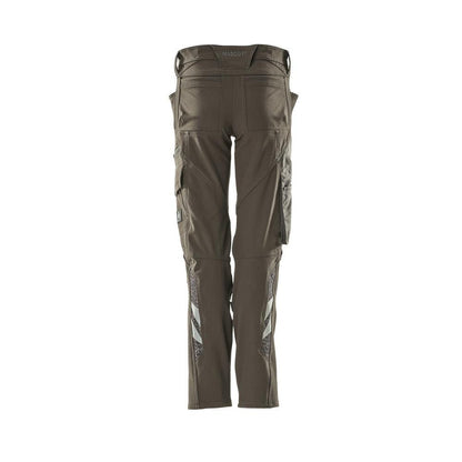 Pants, women, PEARL, knee pockets, stretch pants
