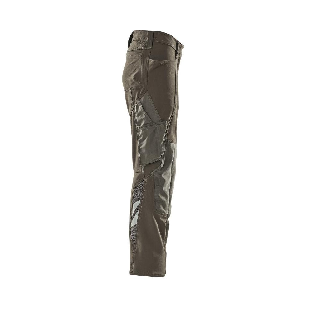 Pants, women, PEARL, knee pockets, stretch pants