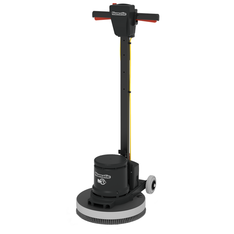 Numatic ESM leagtha meaisín diosca amháin HFM-1515R + Ten-Tec scuab, dearg | Pacáiste (1 phíosa)