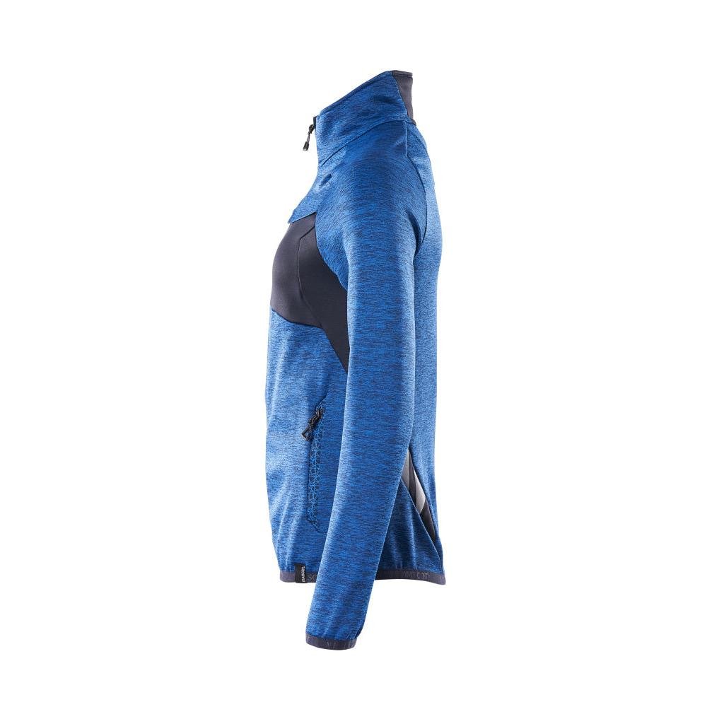 Fleece pullover with zip, women's microfleece jacket