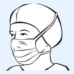 Foliodress mask anti splash | Pack (40 pieces)