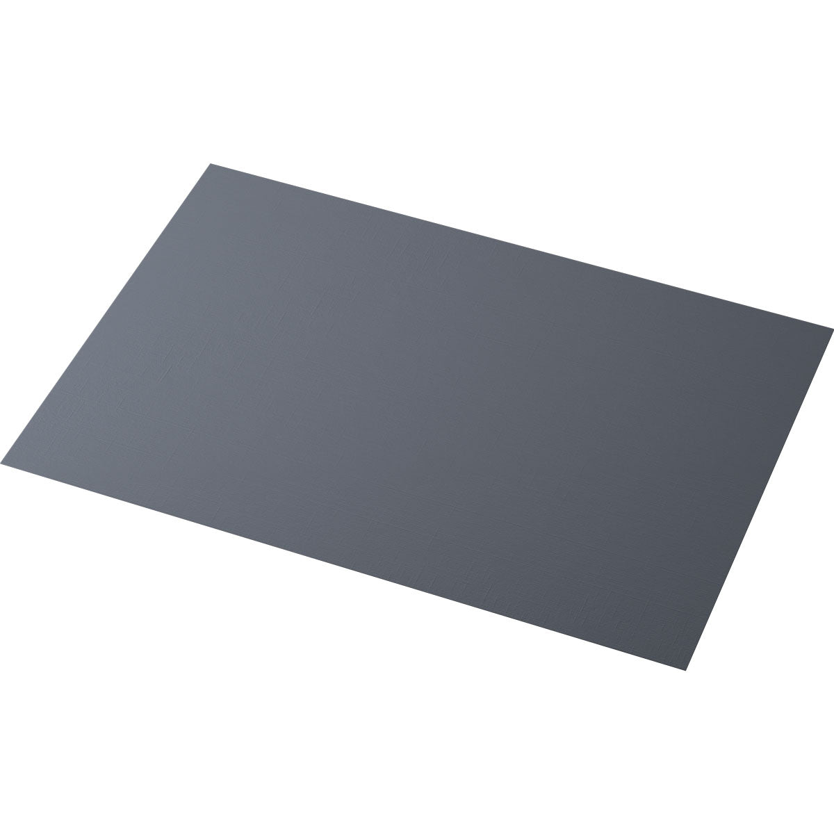 A flat, rectangular Evolin placemat (30 x 43.5 cm) from Duni GmbH in gray is presented against a white background.