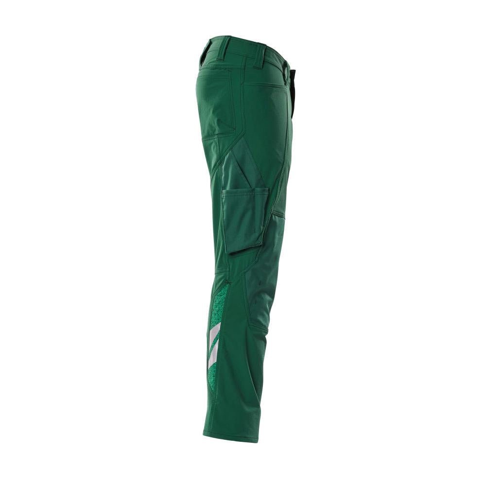 Pants, knee pockets, ULTIMATE STRETCH pants, green