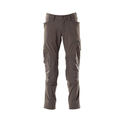 Pants, knee pockets, ULTIMATE STRETCH pants, dark anthracite