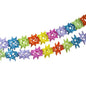 The PAPSTAR paper garland (Ø 12 cm, 6 m) from PAPSTAR GmbH features interlocking, colorful stars - perfect as a lively party decoration for any festive occasion.