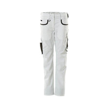 Trousers, women, pearl, two-tone trousers