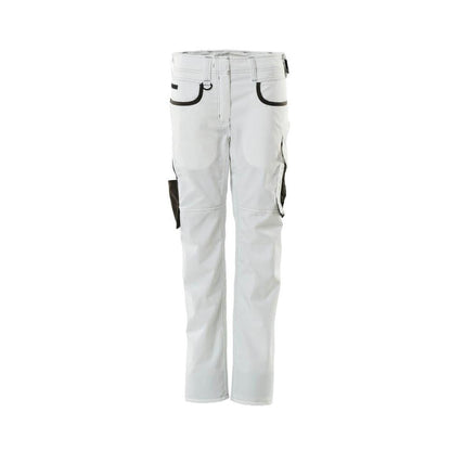Trousers, women, pearl, two-tone trousers