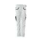 Trousers, women, pearl, two-tone trousers