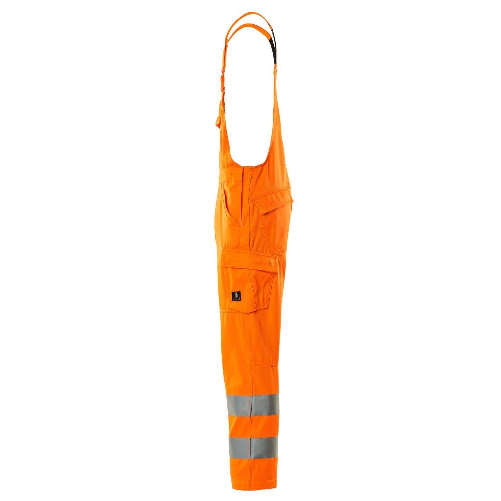 Dungarees, plain dungarees, hi-vis orange