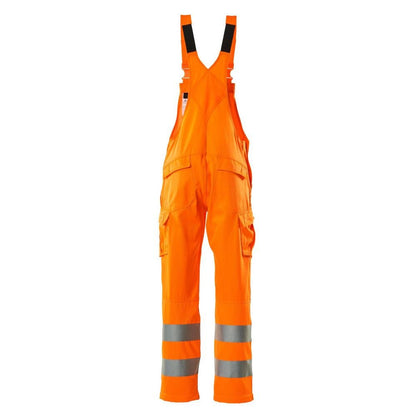 Dungarees, plain dungarees, hi-vis orange