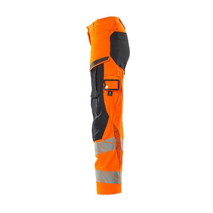 Pants, women, DIAMOND, knee pockets, stretch pants