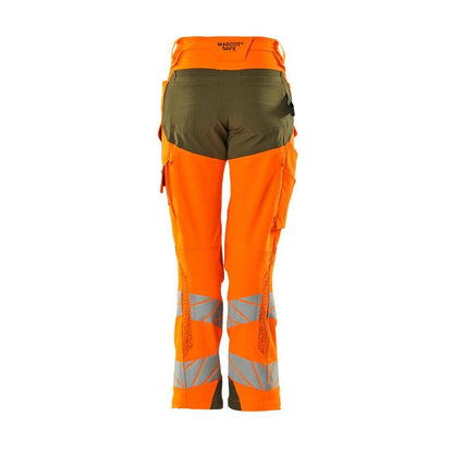 Pants, women, DIAMOND, knee pockets, stretch pants
