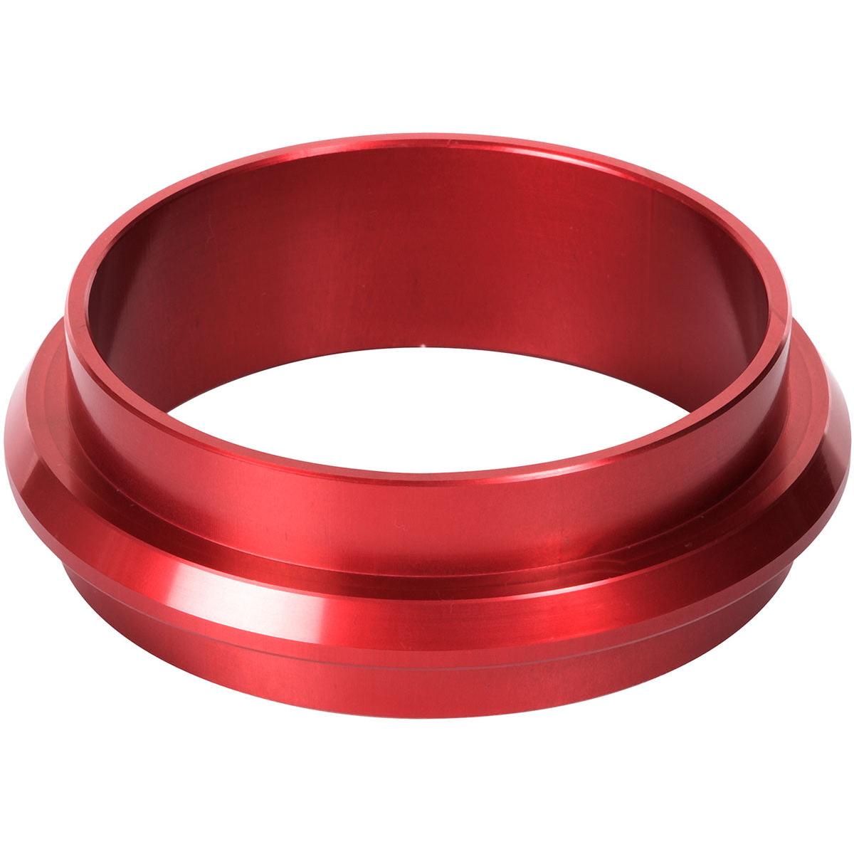 The DF5 cassette ø 85 mm Red from Duni GmbH is a red metal ring with smooth surfaces, perfect for secure document storage or use in the 85 mm cassette system. Delivered as a single piece (package of 1 piece). Pictured on a white background.