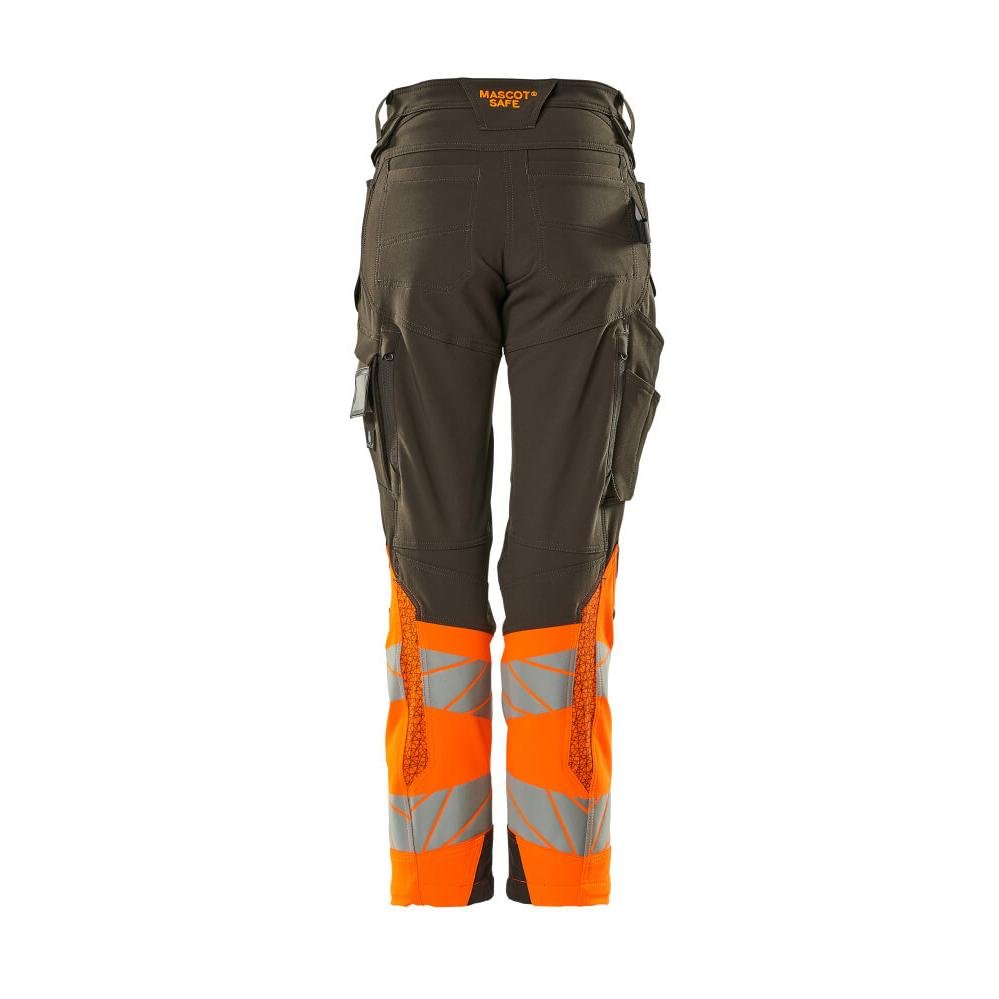 Pants, women, DIAMOND, knee pockets, stretch pants
