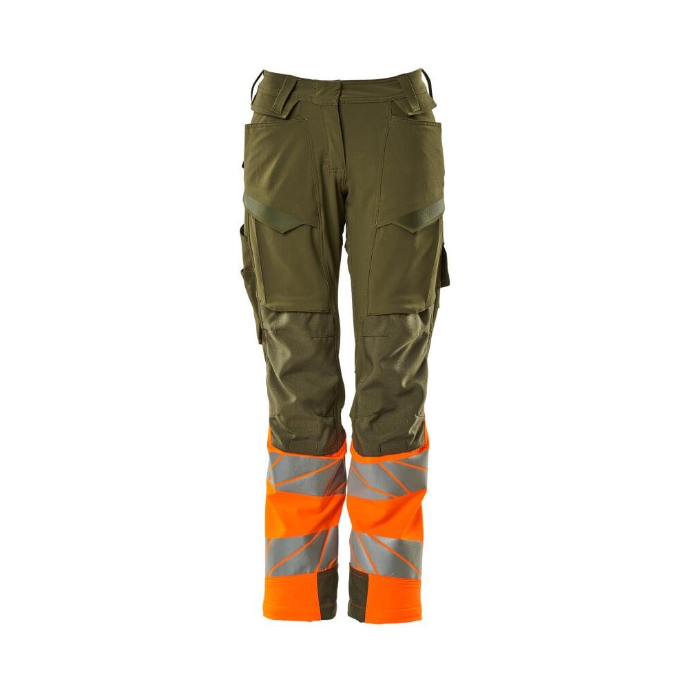 Pants, women, DIAMOND, knee pockets, stretch pants