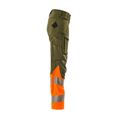 Pants, women, DIAMOND, knee pockets, stretch pants