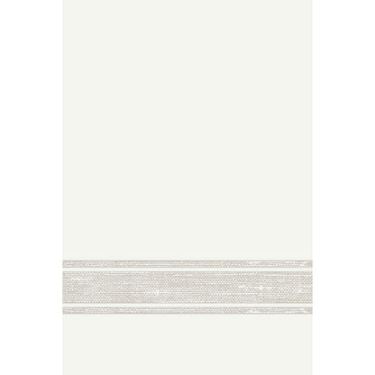 A solid-colored, cream background with a beige patterned stripe at the bottom - perfect for presenting Dunilin napkins 40 x 60 cm 1/4 fold by Duni GmbH as part of a sophisticated table decoration.