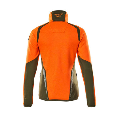 Fleece pullover with zip, women's microfleece jacket