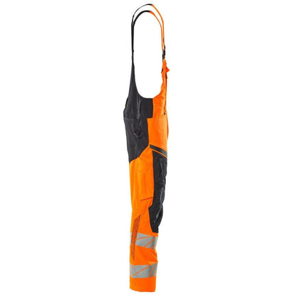 Dungarees, knee pockets, stretch inserts dungarees