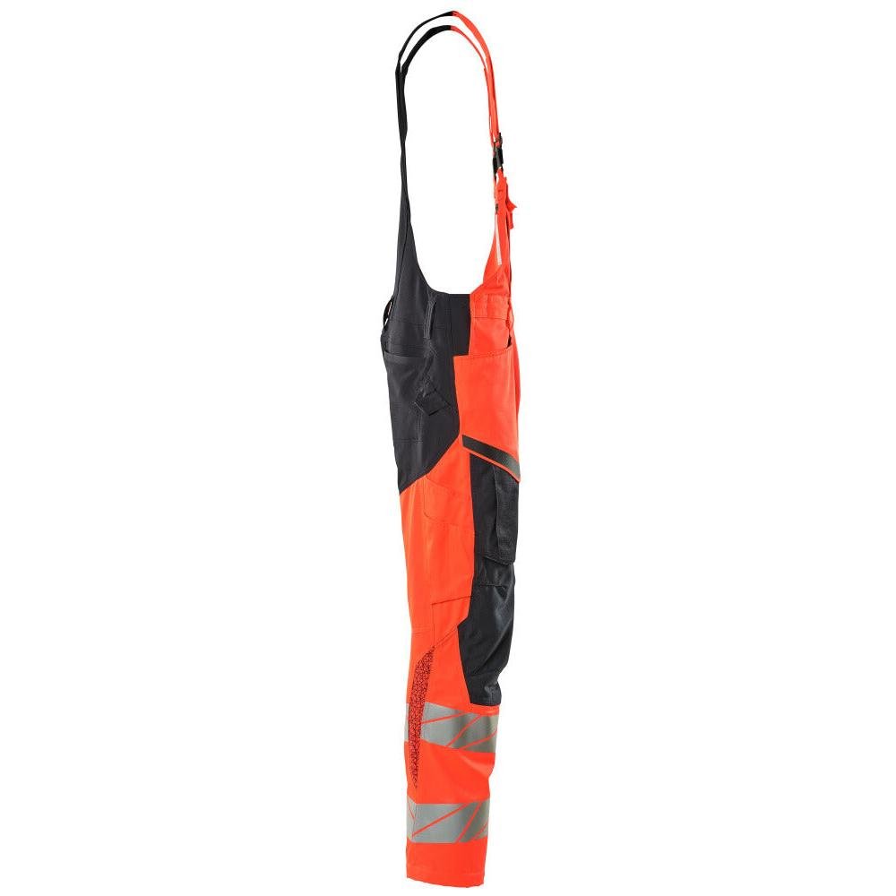 Dungarees, knee pockets, stretch inserts dungarees