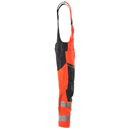 Dungarees, knee pockets, stretch inserts dungarees