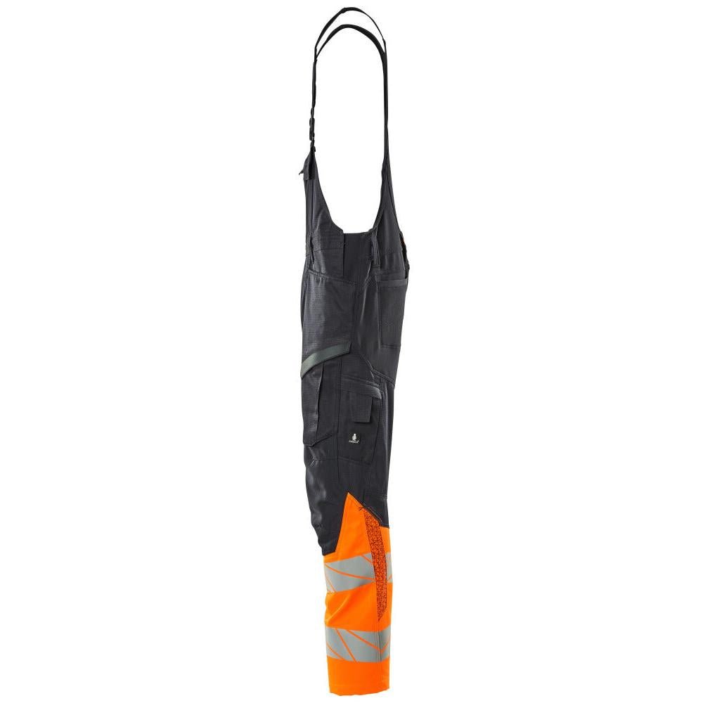 Dungarees, knee pockets, stretch inserts dungarees