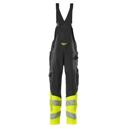Dungarees, knee pockets, stretch inserts dungarees