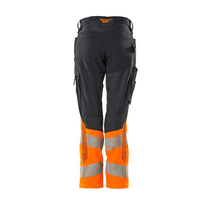Pants, women, DIAMOND, knee pockets, stretch pants
